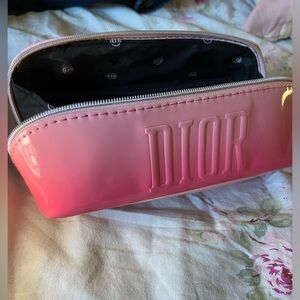 Dior ombre pink makeup pencil bag